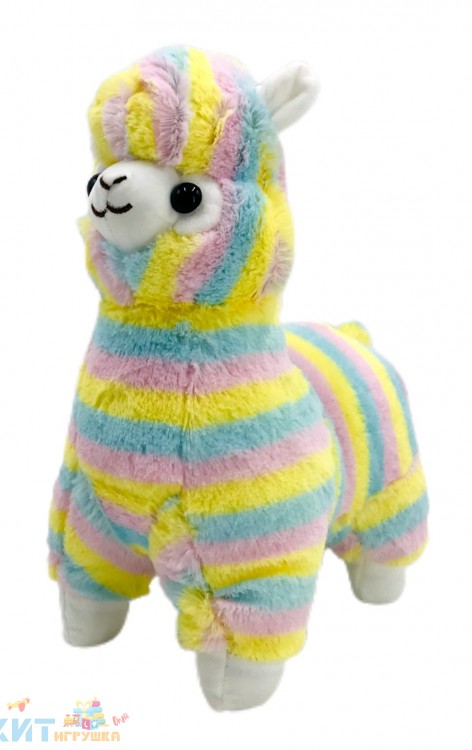 Мягкая игрушка Альпака цветная (средняя, 32 см) в ассортименте YE1114-3/0308-2